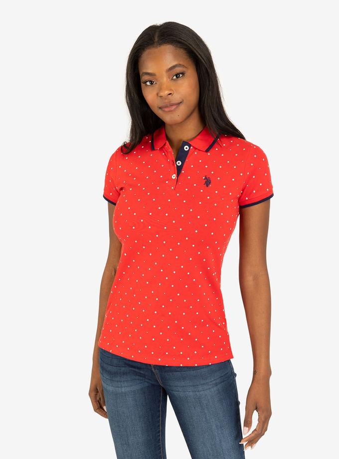 USPA DOT PRINT POLO SHIRT Same Day Delivery