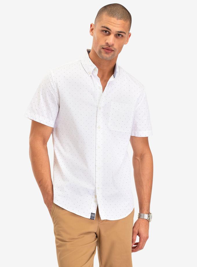 USPA DOT PRINT POPLIN SHORT SLEEVE SHIRT Best Buy