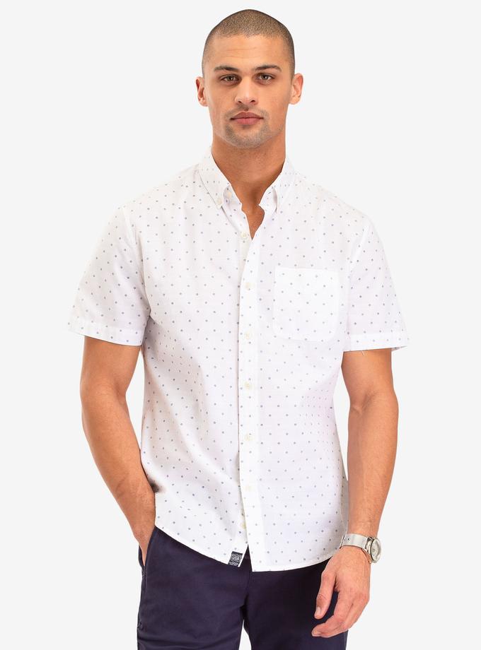 USPA DOT PRINT SHORT SLEEVE SHIRT High Quality