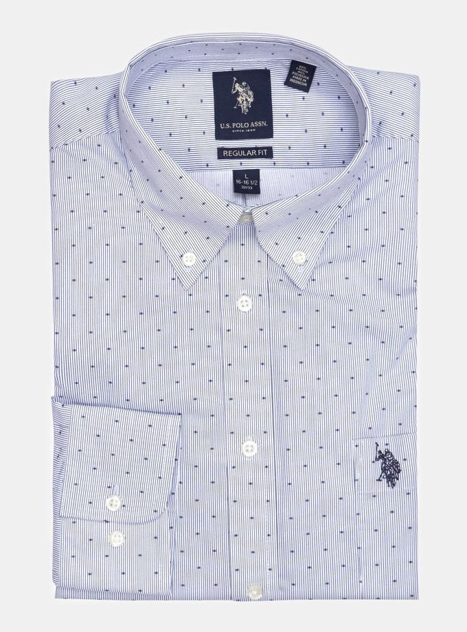 USPA DOT STRIPED DRESS SHIRT For Sale