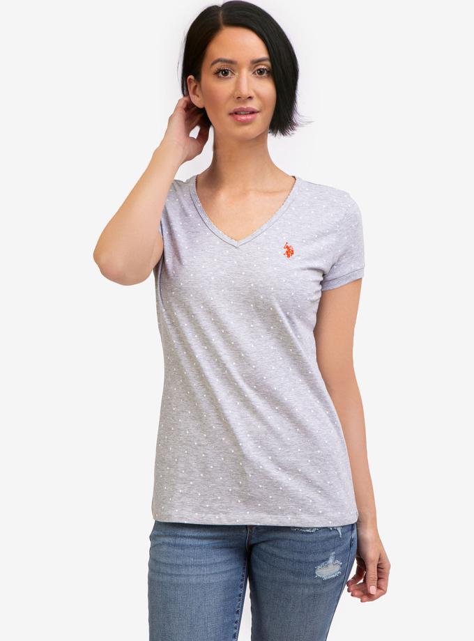 USPA DOT V-NECK T-SHIRT Best Buy