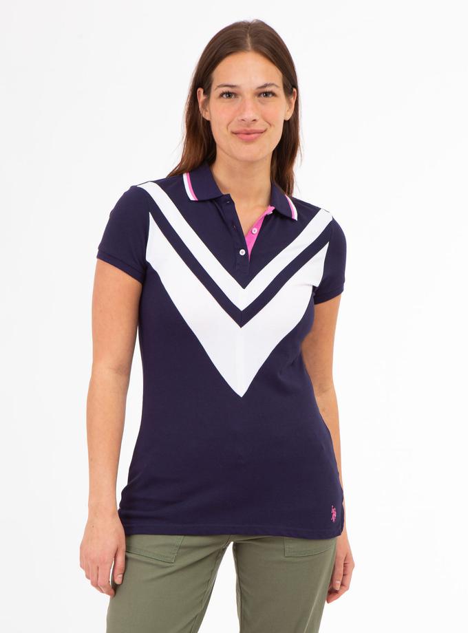 USPA DOUBLE CHEVRON TIPPED POLO SHIRT Same Day Delivery