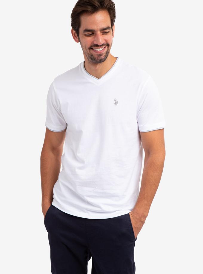 USPA DOUBLE V-NECK T-SHIRT Best Seller