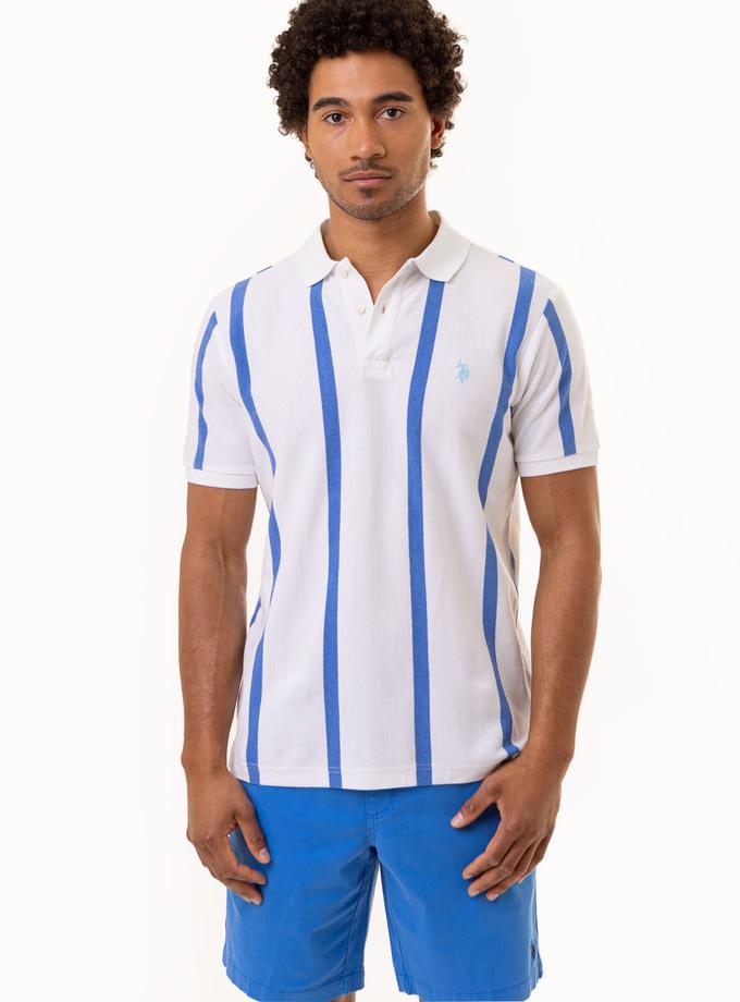 USPA ENGINEERED VERTICAL STRIPE POLO SHIRT Best Price