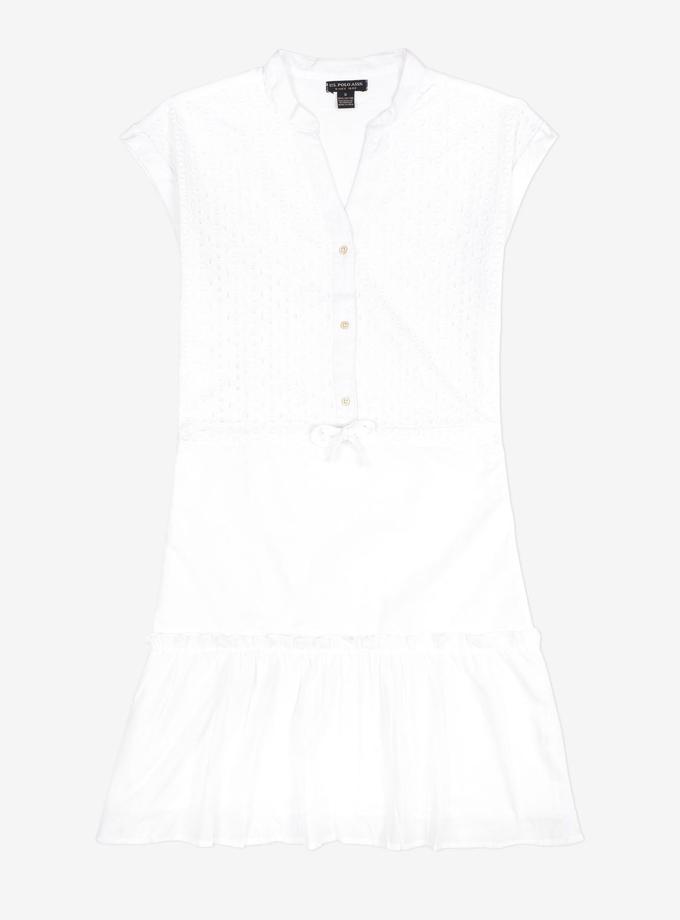 USPA EYELET POPLIN DRESSS Best Seller