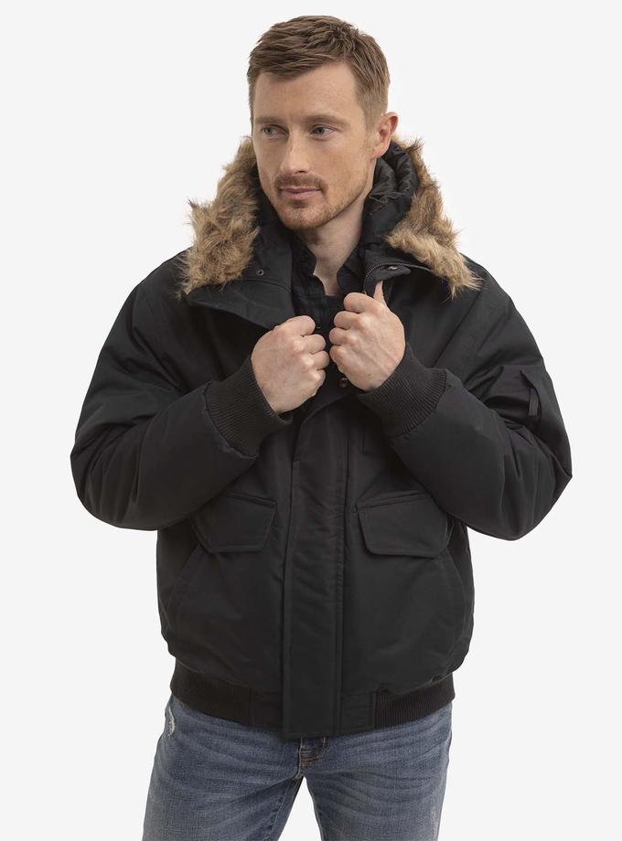 USPA FAUX FUR HOODED SNORKEL JACKET Best Price