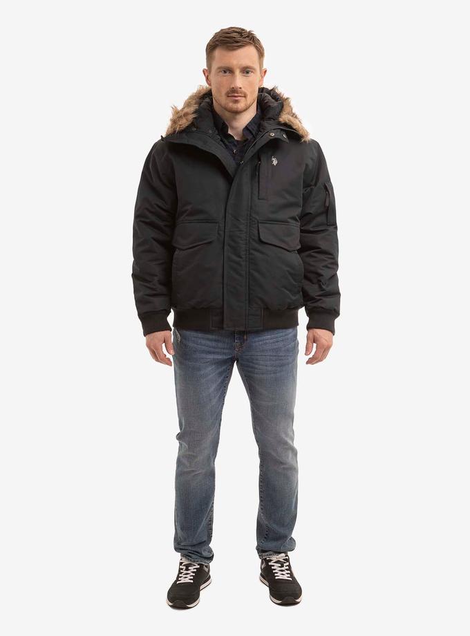 USPA FAUX FUR HOODED SNORKEL JACKET Best Price