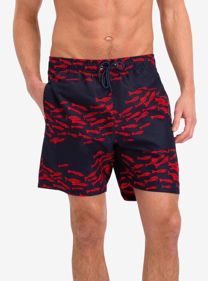 USPA FISH PATTERN SWIM TRUNKS New Arrival