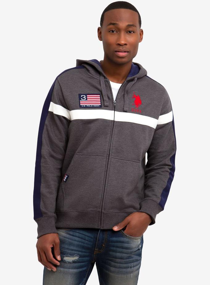 USPA FLAG CHEST STRIPE SWEATSHIRT On Sale