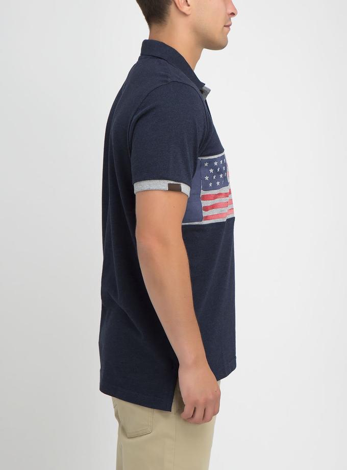 USPA FLAG PRINT POLO SHIRT Best Price