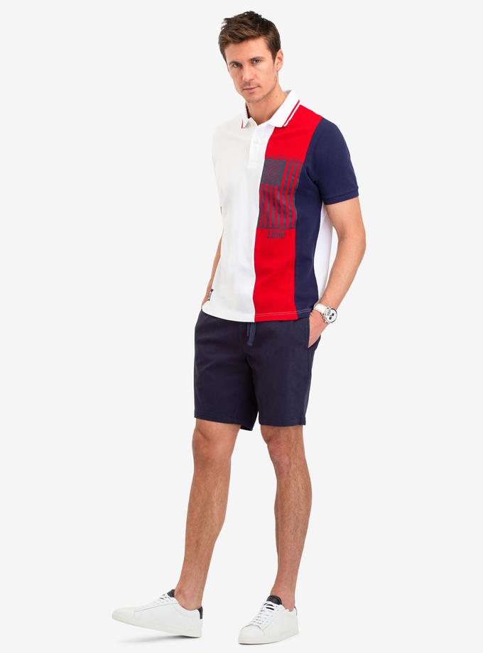 USPA FLAG VERTICAL STRIPE POLO SHIRT Best Buy