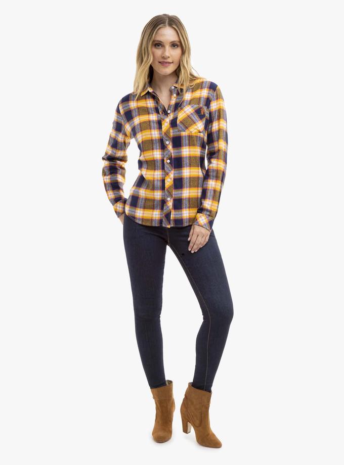 USPA FLANNEL PLAID LONG SLEEVE SHIRT Best Seller