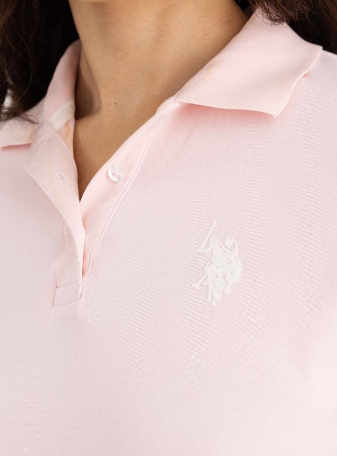 USPA FLOCKED INTERLOCK POLO SHIRT High Quality