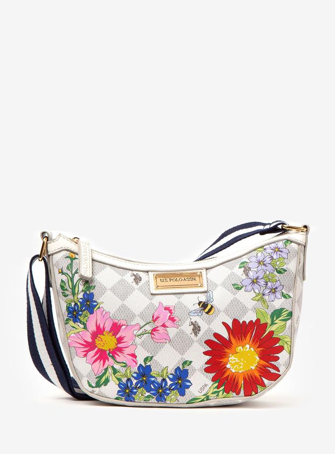 USPA FLORAL DIAMOND CROSSBODY BAG Free shipping