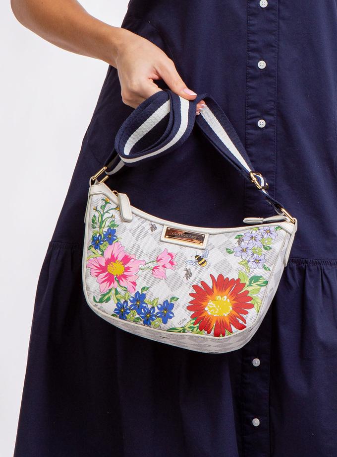 USPA FLORAL DIAMOND CROSSBODY BAG Free shipping