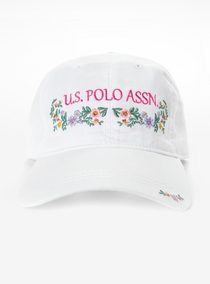 USPA FLORAL EMBROIDERED BASEBALL CAP Same Day Delivery