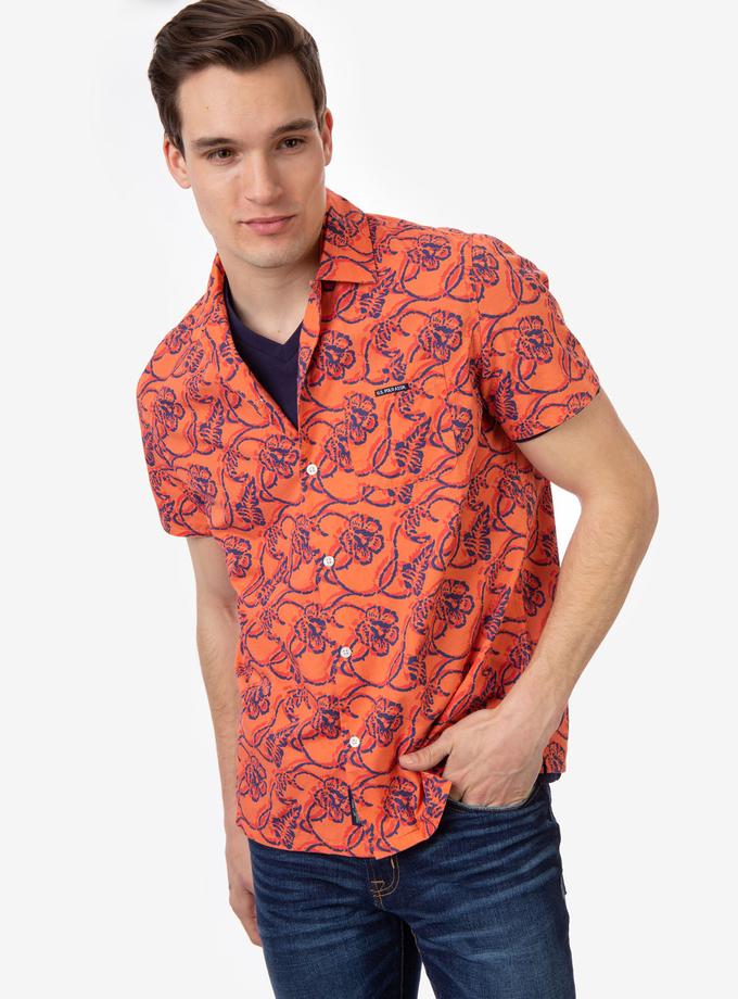 USPA FLORAL POPLIN SHORT SLEEVE SHIRT Best Seller