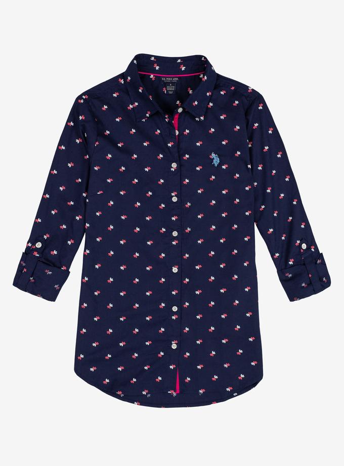 USPA FLORAL PRINT LONG SLEEVE SHIRT Same Day Delivery