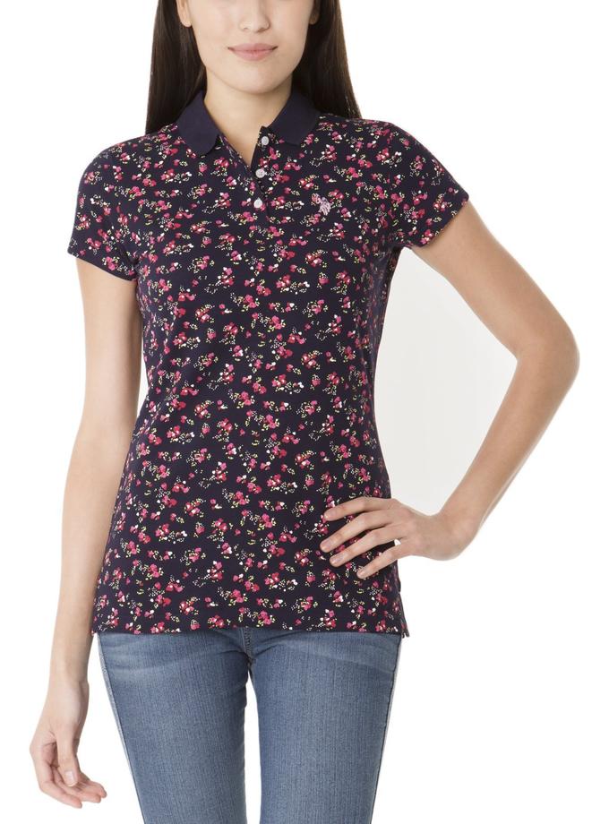 USPA Floral Print Polo Shirt High Quality