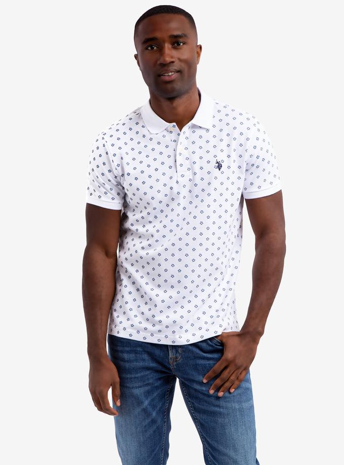 USPA FLORAL PRINT POLO SHIRT On Sale