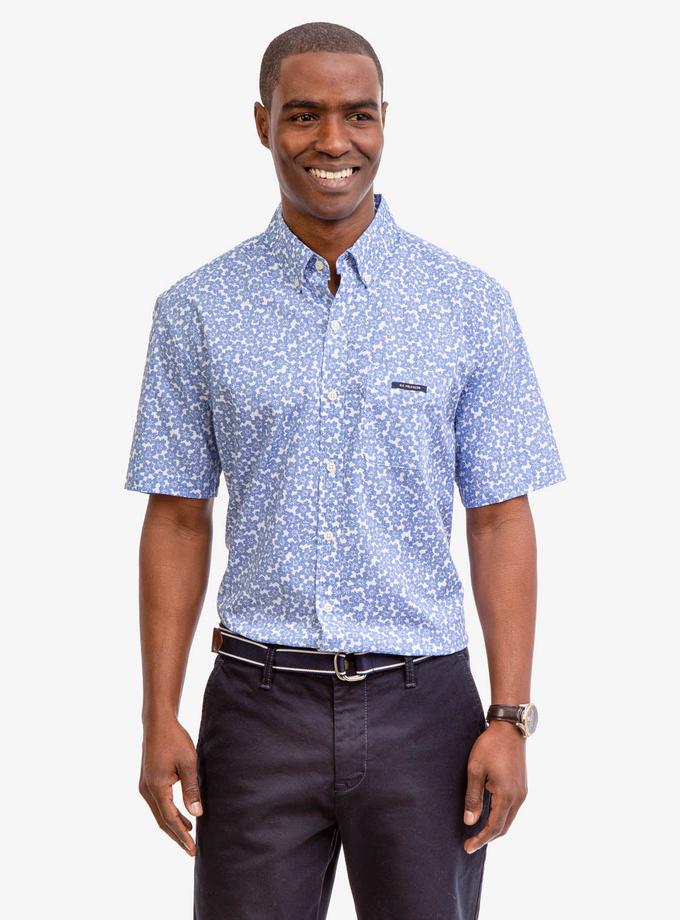 USPA FLORAL PRINT SLUB POPLIN SHIRT Same Day Delivery