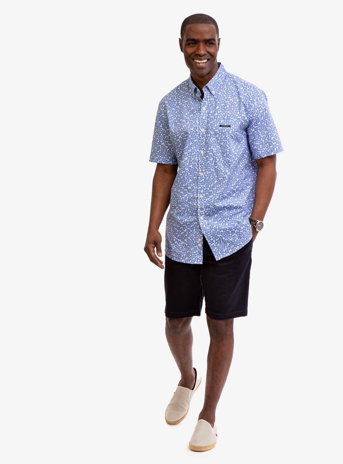 USPA FLORAL PRINT SLUB POPLIN SHIRT Same Day Delivery