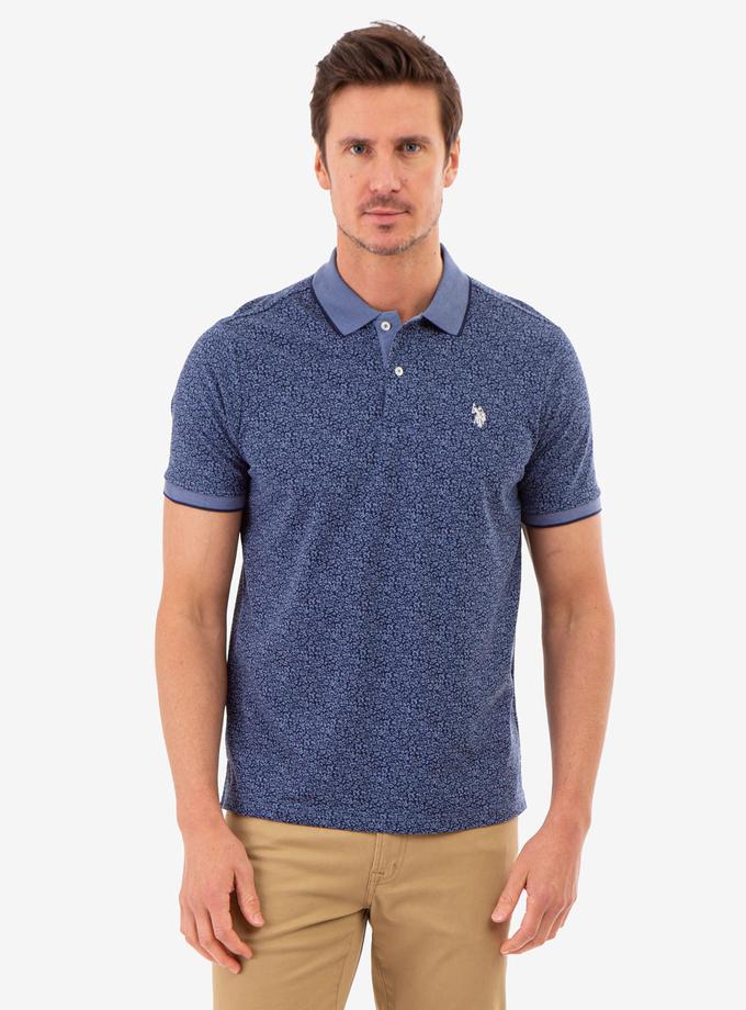 USPA FLORAL PRINTED PIQUE POLO SHIRT For Sale