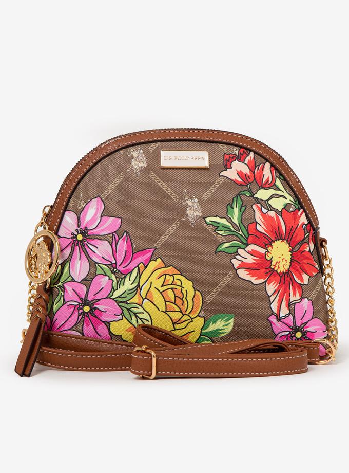 USPA FLORAL SIGNATURE CROSSBODY BAG On Sale