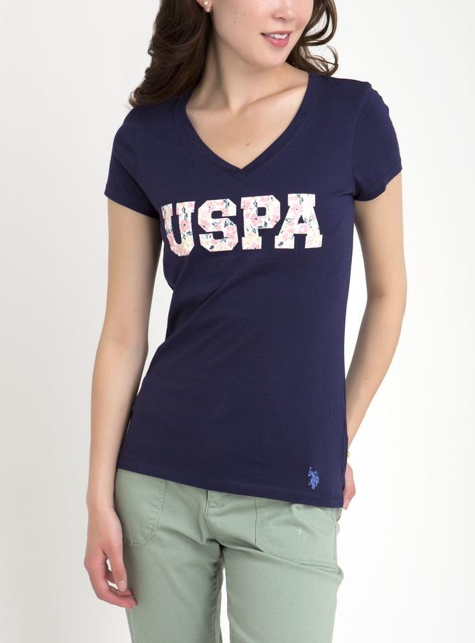 USPA FLORAL V-NECK T-SHIRT Best Buy