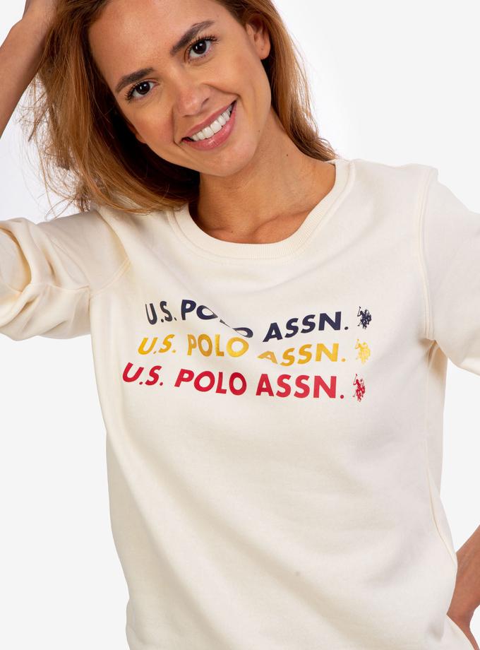 USPA FOIL LOGO CREW NECK SWEATSHIRT Same Day Delivery