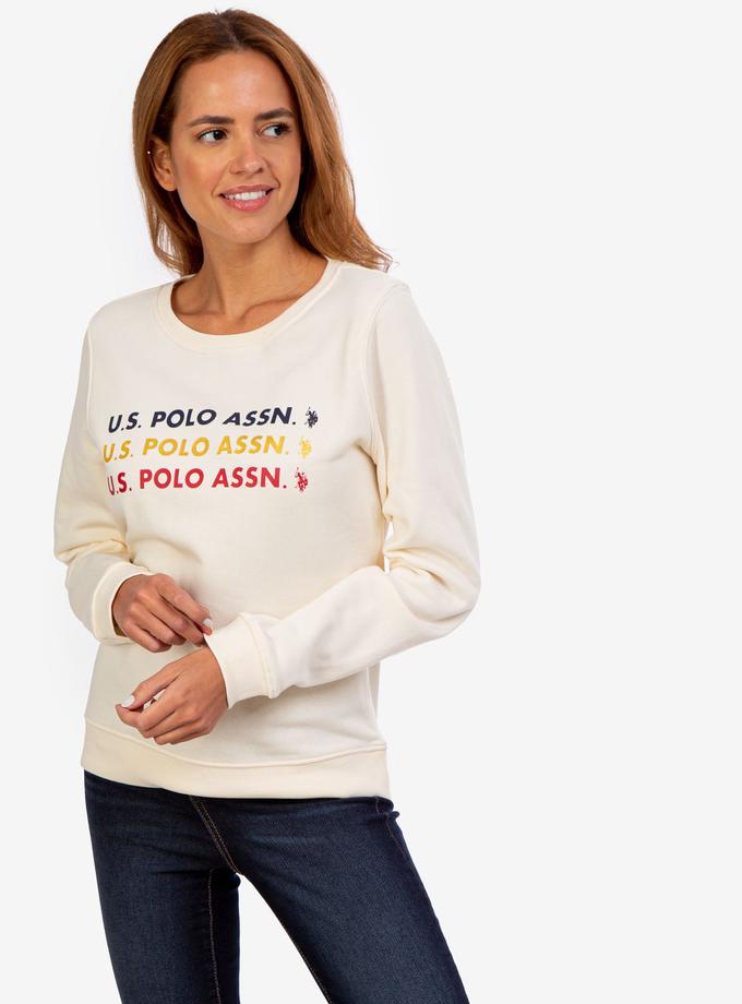 USPA FOIL LOGO CREW NECK SWEATSHIRT Same Day Delivery