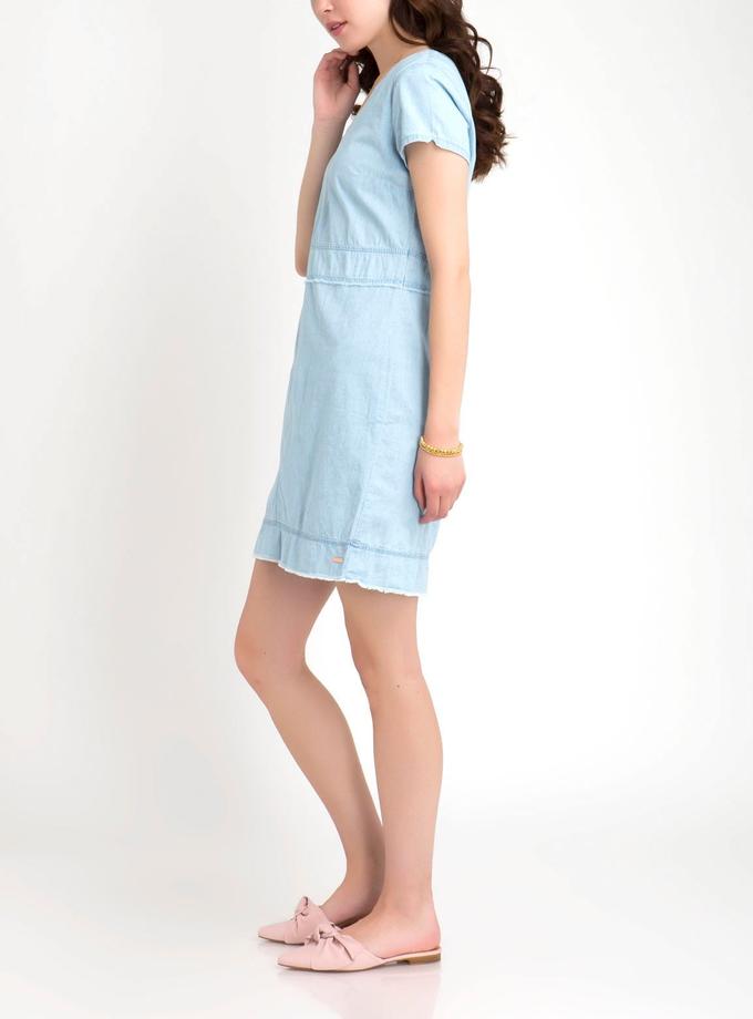 USPA FRAYED DENIM DRESS Free shipping