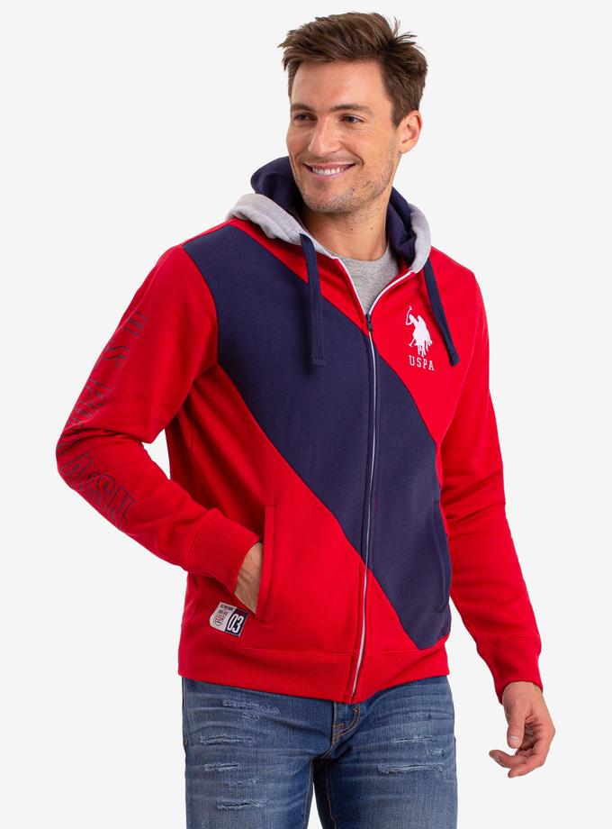 USPA FRECH TERRY COLORBLOCK HOODIE New Arrival