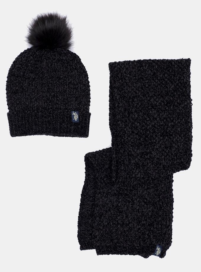 USPA FUR HAT & SCARF SET On Sale