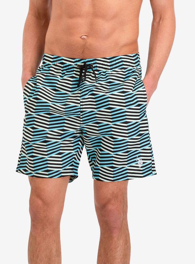 USPA GEO PATTERN SWIM TRUNKS New Arrival