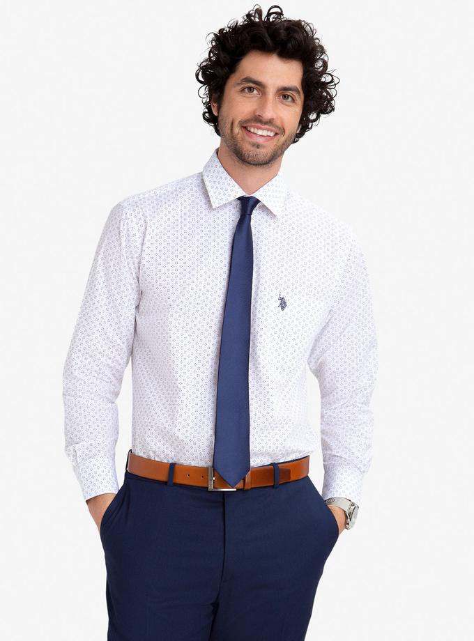 USPA GEOMETRIC PRINT DRESS SHIRT On Sale