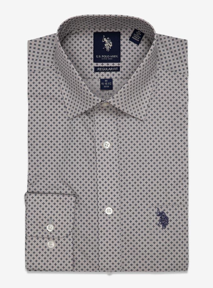 USPA GEOMETRIC PRINTED DRESS SHIRT New Arrival