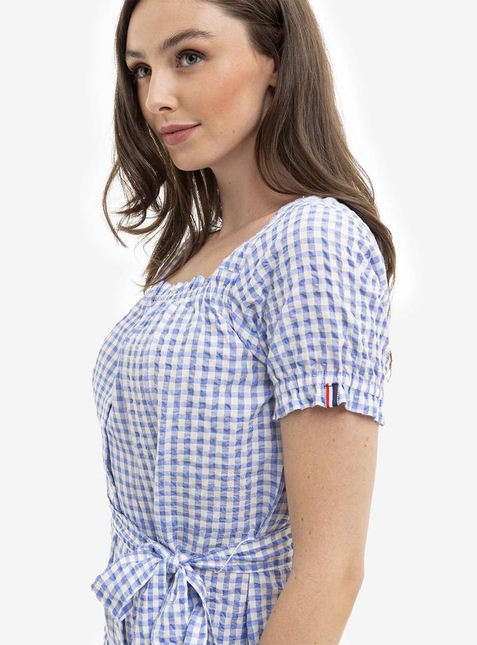 USPA GINGHAM PUFF SLEEVE DRESS Best Buy