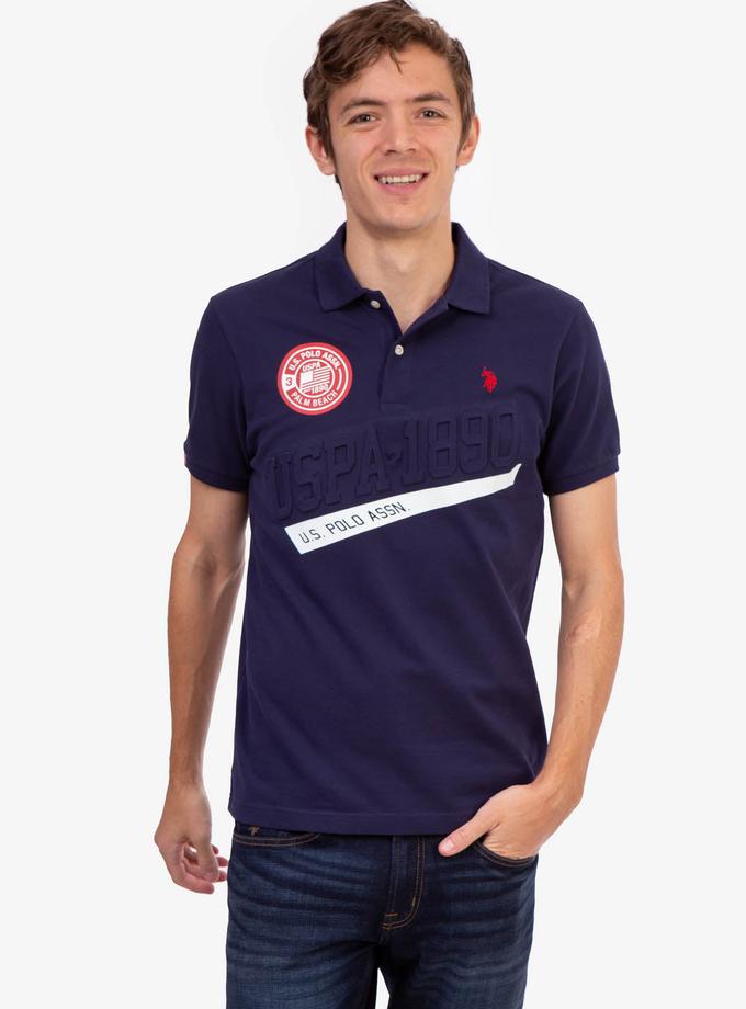 USPA GRAPHIC PIQUE POLO SHIRT Best Buy