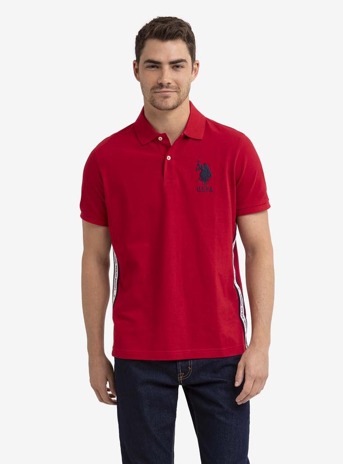 USPA GRAPHIC TRIM PIQUE POLO SHIRT Best Price