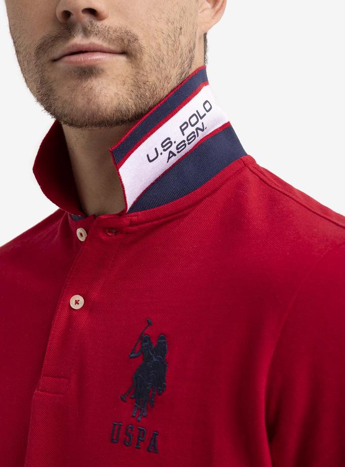 USPA GRAPHIC TRIM PIQUE POLO SHIRT Best Price