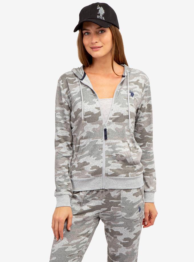 USPA HACCI ZIP UP CAMO HOODIE Best Seller