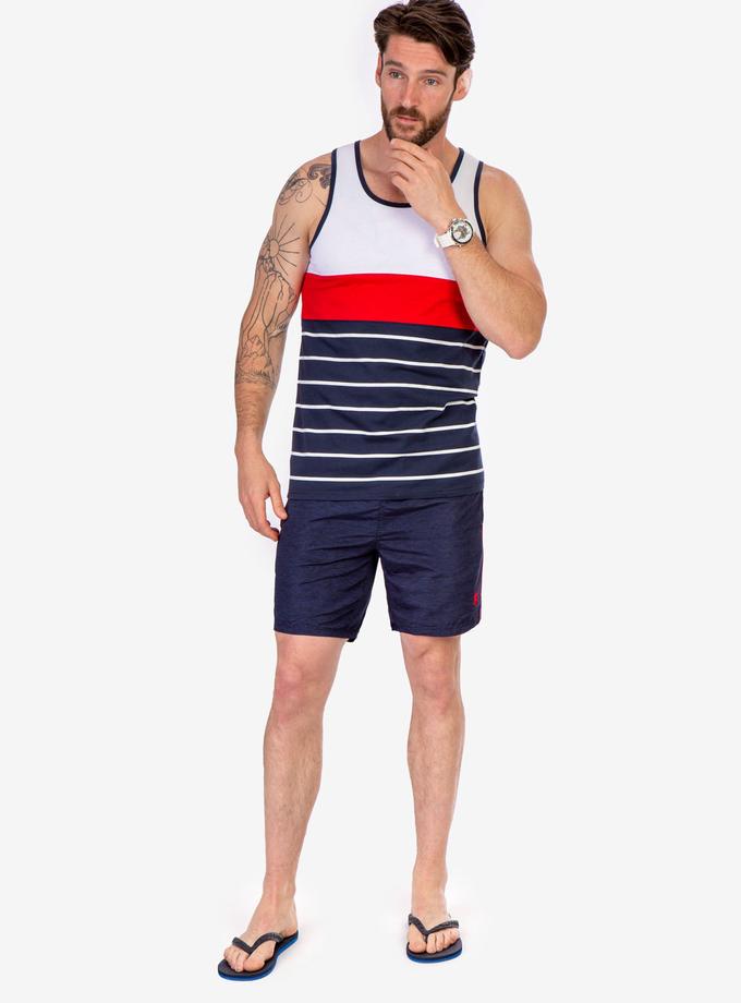 USPA HEATHER CONTRAST SWIM TRUNKS For Sale