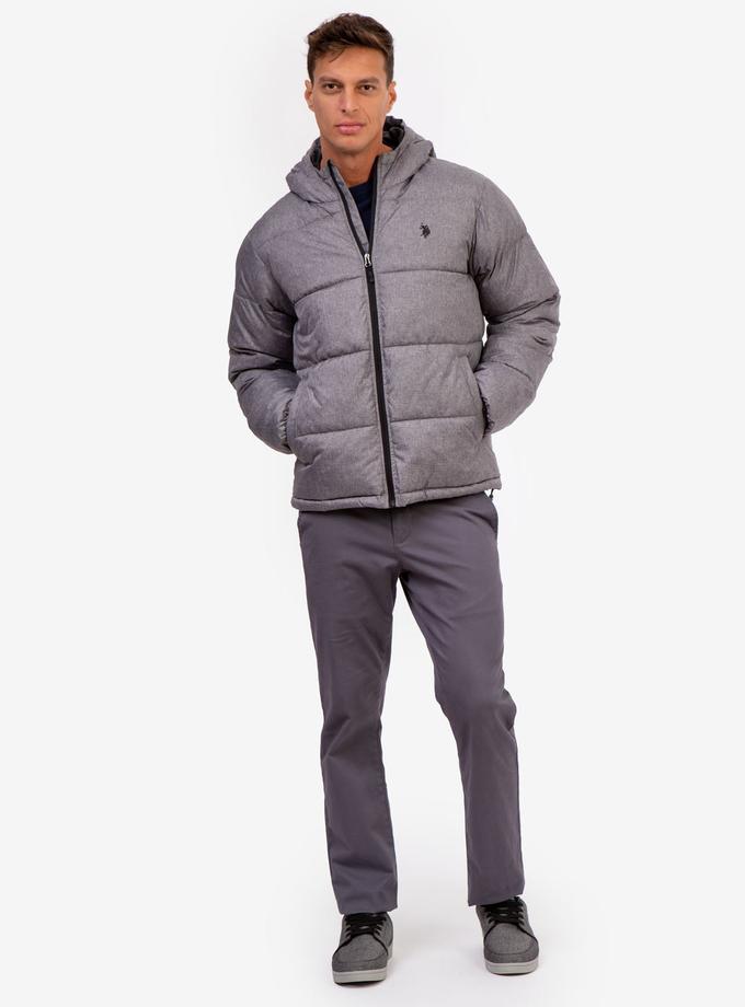 USPA HEATHER MODERATE PUFFER JACKER Best Seller