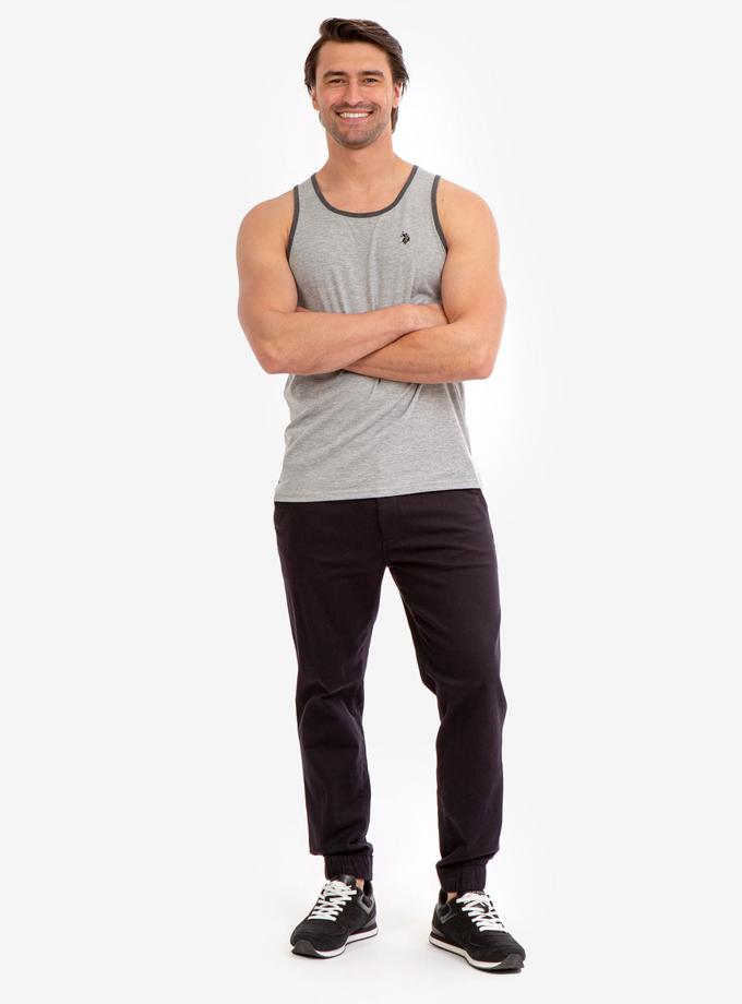 USPA HEATHERED RINGER TANK TOP Best Buy