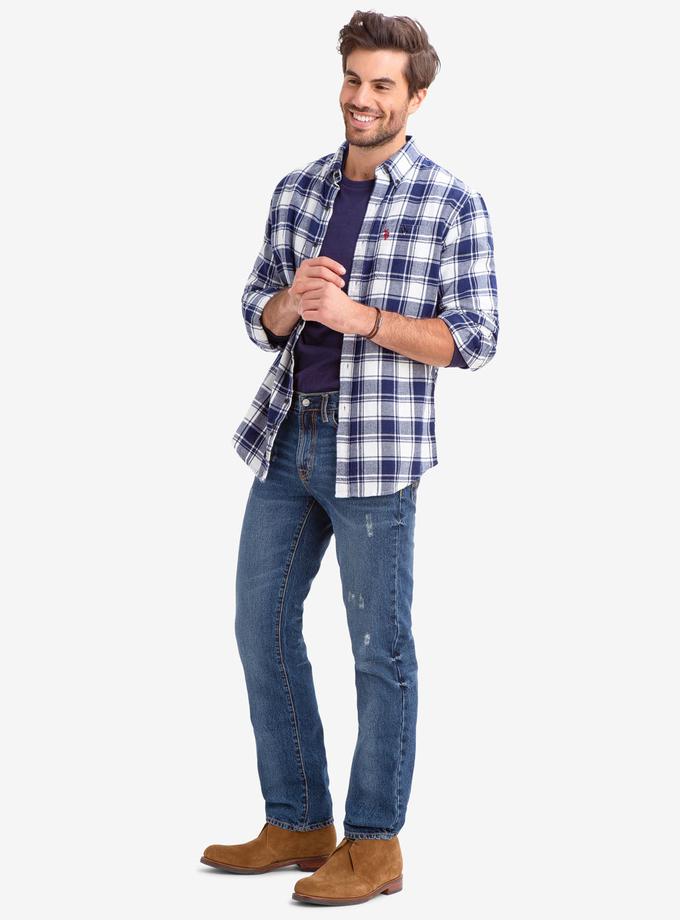 USPA HERRINGBONE PLAID SHIRT Same Day Delivery