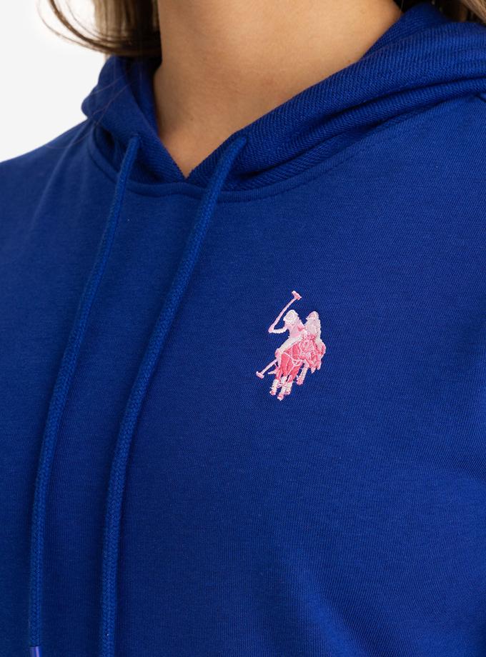 USPA HIGH LOW MULTI TONAL LOGO HOODIE On Sale