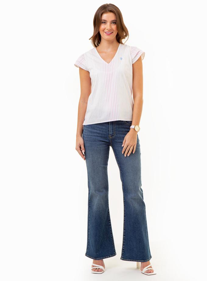 USPA HIGH RISE FLARE JEANS On Sale