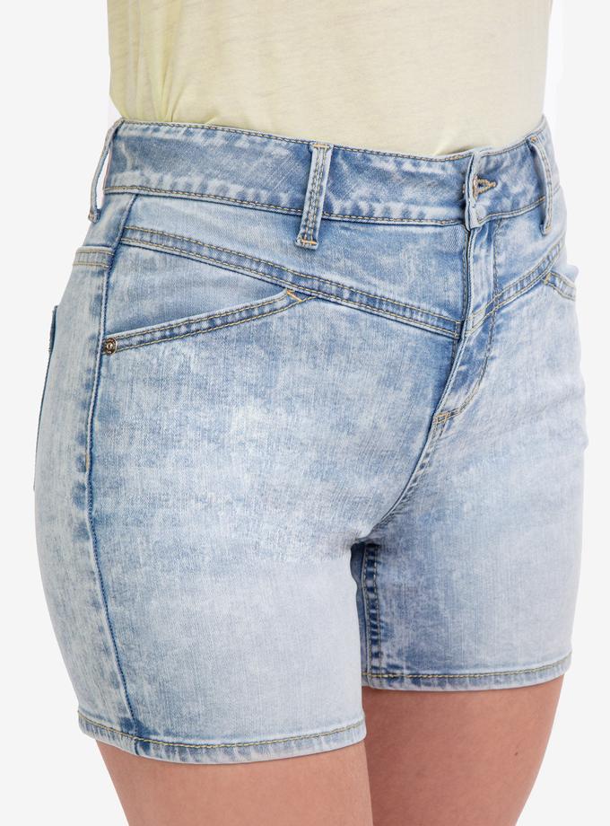 USPA HIGH RISE VINTAGE YOKE DENIM SHORTS Same Day Delivery