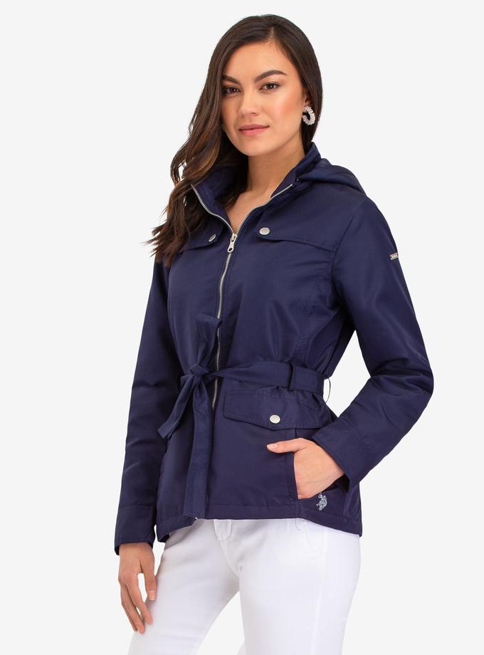 USPA HOODED JACKET WITH BELT Best Price